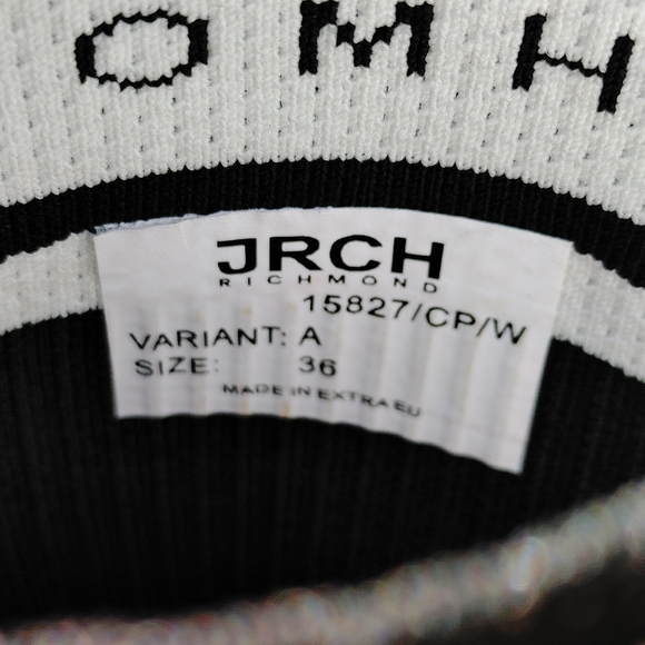 JOHN RICHMOND WOMENS SOCK FIT HI TOP SNEAKER IN BLACK, 36 - Picture 14 of 16